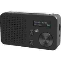 Telestar TOP 100 Schwarz Draagbare radio DAB+, VHF (FM) Bluetooth, USB Acculaadfunctie, Oplaadbaar, Wekfunctie Zwart