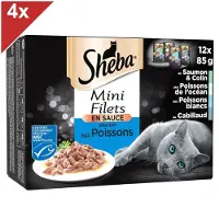 Sheba Delicatezze 12x85g Kattenvoer 4 Eenheden