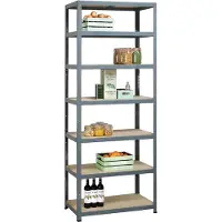 Avasco Opbergrek L Strong - 222cm hoog - 1400 kg draagkracht - 200 kg draagkracht per plank - monteren zonder schroeven