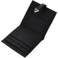 GUESS Kaarthouder Eco Erica Tab Card Case Coal Logo Donkergrijs