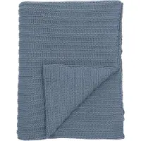 Organic Home Plaid Dune Sea Blue-130 x 170 cm