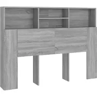 vidaXL Hoofdbordkast 140x19x103,5 cm grijs sonoma eikenkleurig