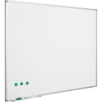 Smit Visual Whiteboard 90x180 cm - - Magnetisch / Emaille Professional