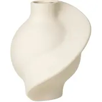 Louise Roe Pirout vaas 01 22 cm Raw White