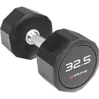 Olive Pro-style 32.5kg Dumbbell Zwart 32.5 kg