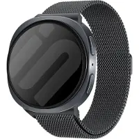 Strap-it Milanese band - Milanees mesh bandje geschikt voor Samsung Galaxy Watch 9 (40/44mm) / Watch 8 (40/44mm) / 8 Classic (46mm) - space grey / grijs