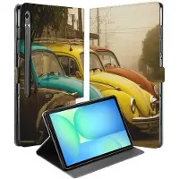 B2Ctelecom Book Cover Hoesje met Standaard voor Samsung Galaxy Tab S10 FE Plus – Eigen Ontwerp
