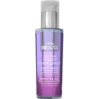 L'Biotica Biovax Ultra Violet, verfrissend nachtserum voor blond en grijs haar, 100 ml
