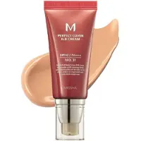 MISSHA , M Perfect Cover B.B Creme, SPF 42 PA+++, Nr. 31 Goudgeel Beige, 1,7 fl oz (50 ml)