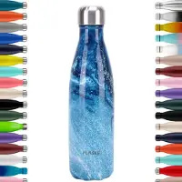 FLASKE Original 500ML - Galaxy Skye - RVS Drinkfles van 500ML - Geschikt als waterfles, thermosfles en thermoskan