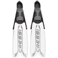 Cressi Gara Turbo Flex Freediving Fins Wit EU 46-47