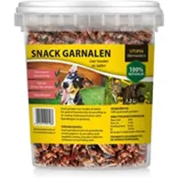 Utopia gedroogde snack garnalen voor hond en kat