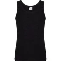Beeren Bodywear Jongens Singlet 2-pack PA/EA - Zwart - Maat 128/134