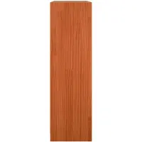 vidaXL Boekenkast Wasbruin 104 x 33 x 110 cm Massief grenenhout