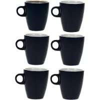 Cosy & Trendy Mokje Vicky dblauw 19cl doos a 6 stuks blauw Aardewerk Beker