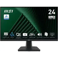 MSI Pro MP245G Monitor LCD 23.8" FullHD IPS 100Hz Zwart Zonder Rand