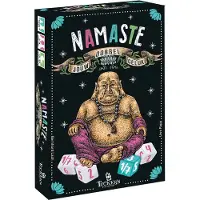 Tucker's Fun Factory dobbelspel Namaste strategisch reisspel.