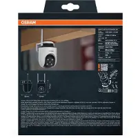 Osram slimme camera | 2K (Quad HD) | WiFi | Wit | IP65