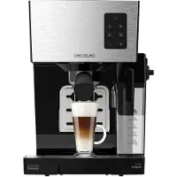 Cecotec Power Instant-ccino 20, espressomachine, 1,4 liter, geschikt voor gemalen koffie, 1450 W, zwart, roestvrij staal