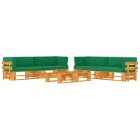 vidaXL Luifel verticaal 100x1000 cm oxford stof lichtgroen