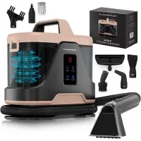 FLOWSTEAM 6-in-1 Stoomreiniger PRO 1700W - Tapijtreiniger – Vlekkenreiniger – Handstomer – Zetelreiniger - 100°C Stoom - 4 Stoomstanden - 90 Minuten Stomen - 5M Snoer