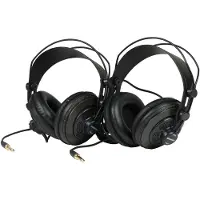 Samson SR850P, Kabel, 10 - 30000 Hz, Hoofdtelefoon, Zwart