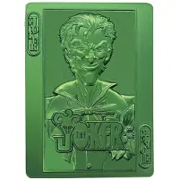 Fanattik Batman Verzamelobject Ingot The Joker Playing Card Limited Edition Zilverkleurig