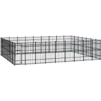vidaXL Hoge kast 69,5x34x180 cm bewerkt hout betongrijs