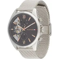 Tommy Hilfiger Analoog horloge 'BAKER' rose-goud / zwart / zilver
