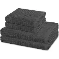 Ross Sonstiges 2 X handdoek 2 X douchehanddoek - in set 4 pack Carre