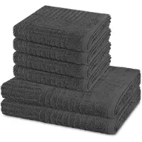 Ross Sonstiges 4 X handdoek 2 X douchehanddoek - in set 6 pack Carre