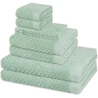 Ross Sonstiges 2 X washandjes 2 X gasten- 2 X douche- 2 X handdoek - in set 8 pack Harmony