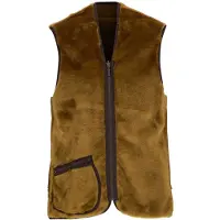 Barbour Bodywarmer Men Warm Pile Waistcoat / Zip in Liner Brown-Maat 44