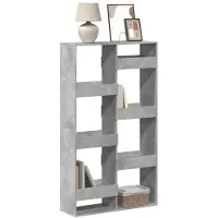 vidaXL Boekenkast 100x33x175 cm bewerkt hout betongrijs