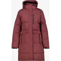 Kjelvik gewatteerde dames outdoor jas rood maat S