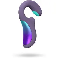 LELO ENIGMA Double Sonic – Drievoudige Stimulatie – App-Gestuurd – 8 Genotsinstellingen – Cyber Purple