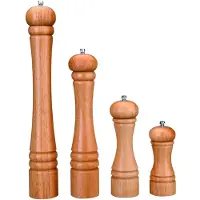 Ibili Houten pepermolen, licht hout, 15 cm