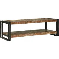 vidaXL Salontafel Multikleur Massief Gerecycleerd Hout