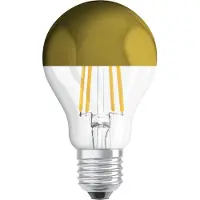 Osram LED lamp E27 Mirror goud 6,5W 2.700K