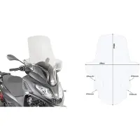 Givi D5614st Piaggio Mp3 300 Hpe Voorruit