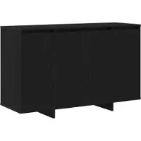 vidaXL Dressoir Zwart Eiken 120 x 41 x 75 cm Bewerkt hout