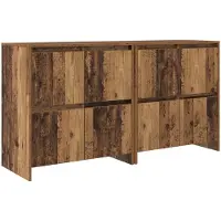 vidaXL Dressoirs 2 st Oud hout 70 x 41 x 75 cm Bewerkt hout