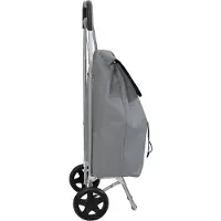 vidaXL Winkelwagen Grijs 35 x 28 x 92 cm Oxford stof
