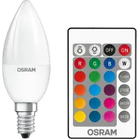 Osram LED lamp E14 4,2W Star+ kaars mat remote