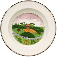 Villeroy & Boch 6x Villeroy & Boch Ontwerp Naif, Bord, Veelkleurig