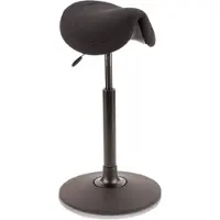 Score Polo Amazone Ergonomische Zadelkruk – Trevira Zwart