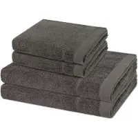 Ross Sonstiges 2 X handdoek 2 X douchehanddoek - in set 4 pack Rubin