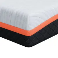 vidaXL Matras, wit en grijs, 90 x 200 cm, jacquardstof