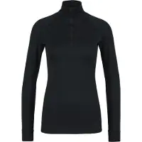 Stoic - Women's Merino240 BengtSt. Half Zip - Merino-ondergoed L, zwart