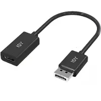ISY Idp 2000 Displayport-naar-hdmi-adapter Displayport Hdmi-adapter Zwart